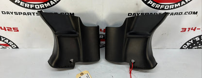 2002 Chevy C5 Corvette Convertible RH & LH B Pillar Lock Trim Panel OEM