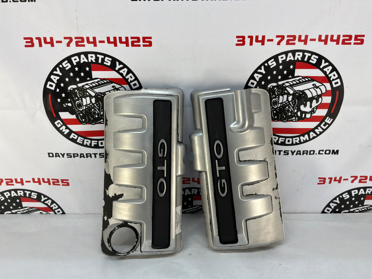 2005 Pontiac GTO RH & LH Engine Motor Intake Manifold Coil Covers Set OEM