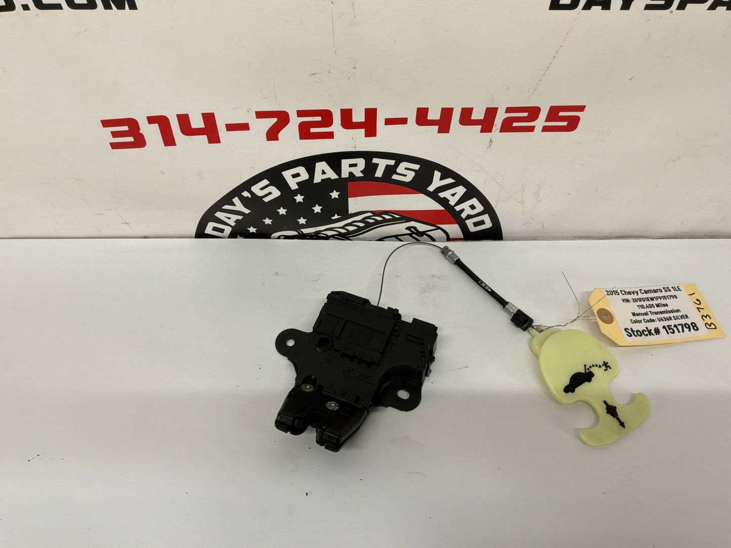 2015 Chevy Camaro SS 1LE  Rear Trunk Lock Lid Latch Actuator OEM