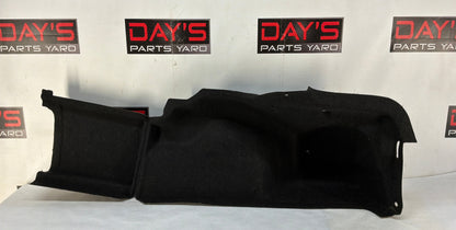 2008 Pontiac G8 GT RH Passenger Interior Trunk Quarter Cargo Carpet Trim Panel Cover OEM