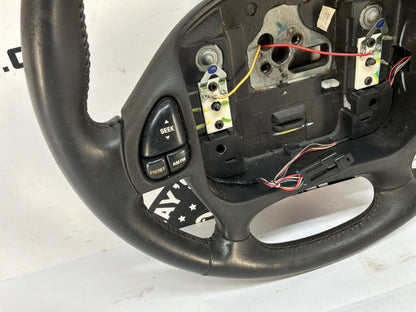 2002 Chevy Camaro Z28 Leather Steering Wheel Ebony OEM