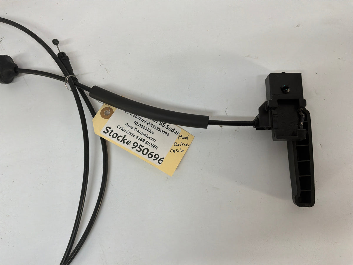2014 Chevy SS Sedan Hood Latch Release Cable w/ Handle OEM