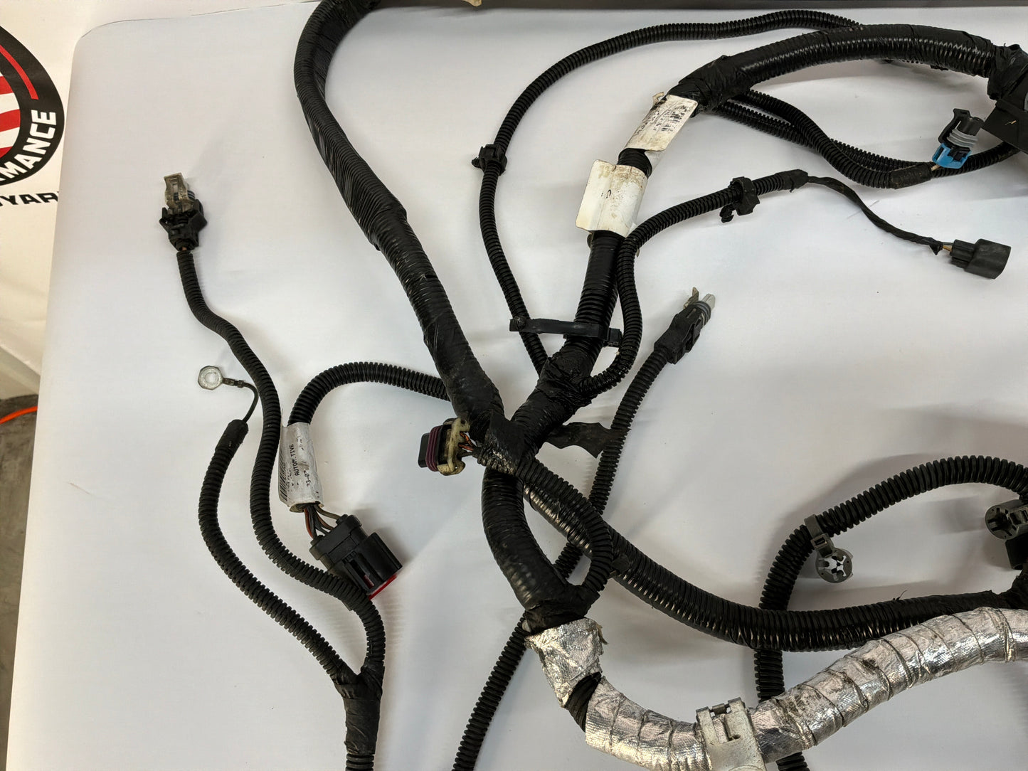 2007 C6 Corvette Convertible Engine Motor Automatic Transmission Wire Wiring Harness OEM