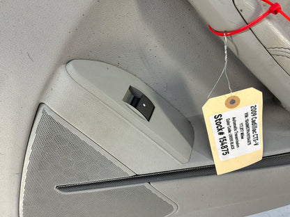 2009 Cadillac CTS-V RH Passenger Rear Interior Door Panel OEM Titanium