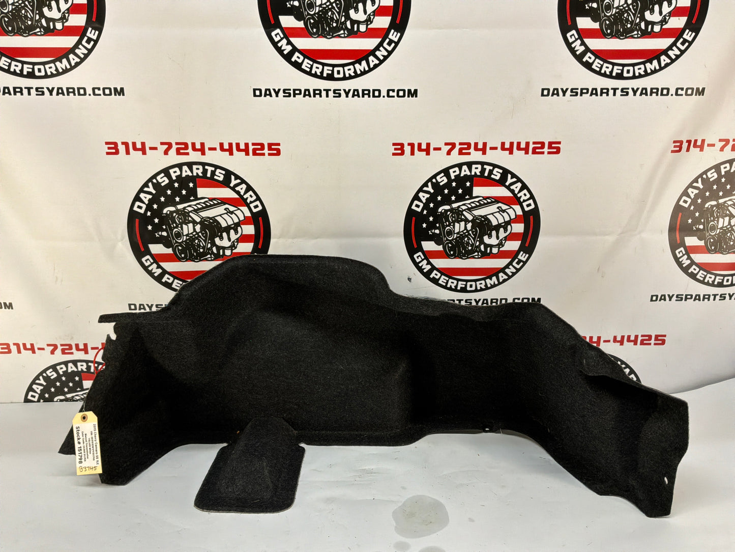 2015 Chevy Camaro SS 1LE RH Passenger Interior Quarter Panel Trunk Compartment Felt Carpet Liner OEM
