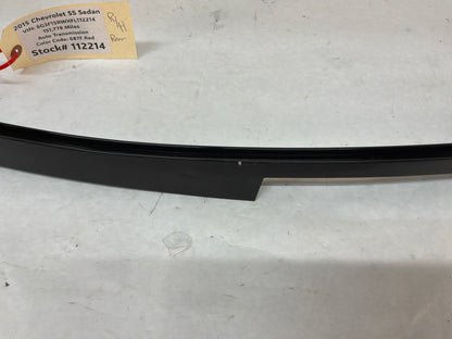 2015 Chevy SS Sedan RH Passenger Door Rear Pillar Post Trim Black OEM
