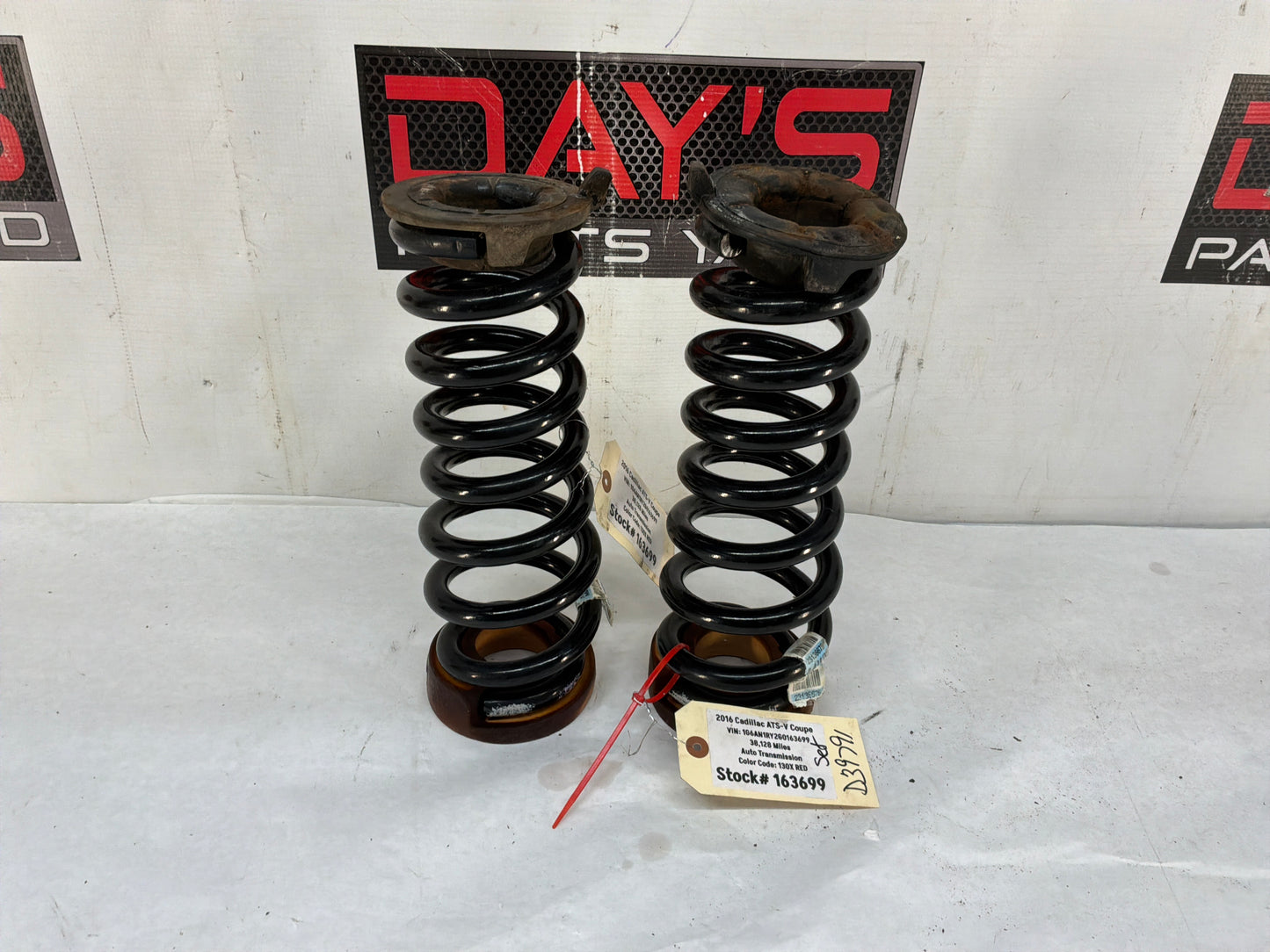 2016 Cadillac ATS-V Coupe Rear Coil Springs OEM