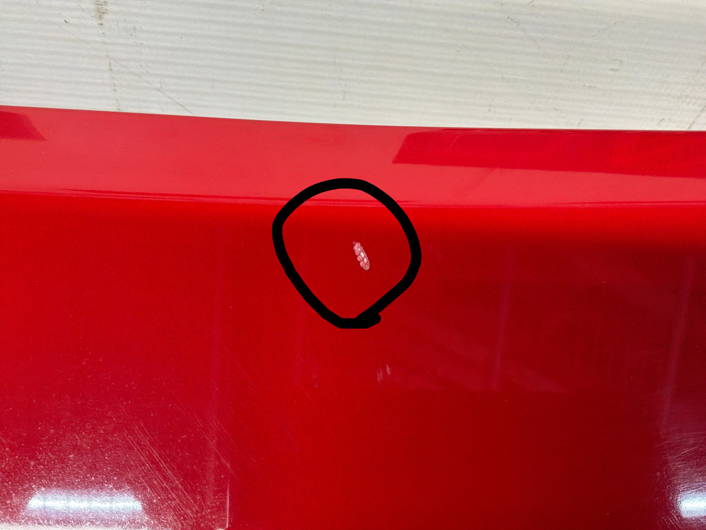 2015 Chevrolet SS Sedan Trunk Deck Lid w/ Spoiler Red OEM