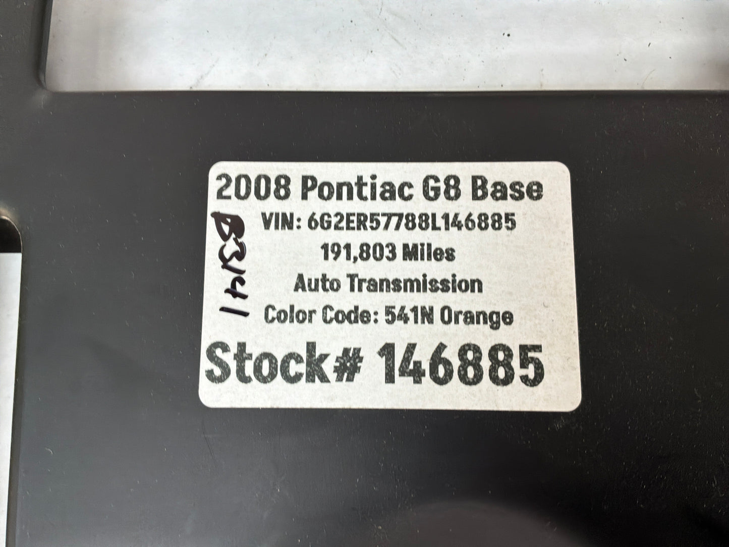 2008 Pontiac G8 Base LH Driver Lower Dash Cover Trim Panel  OEM