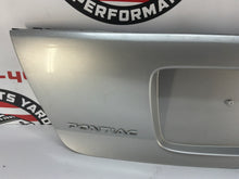 2006 Pontiac GTO Trunk Deck Lid Filler Insert Applique Panel Silver  OEM