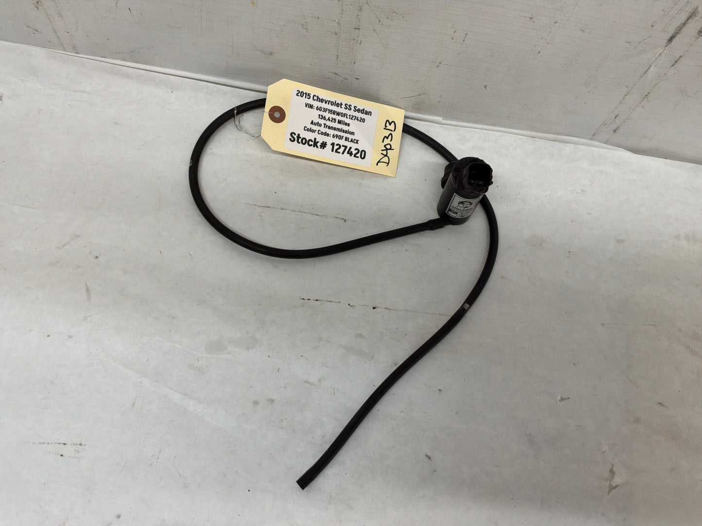 2015 Chevy SS Sedan Windshield Wiper Washer Fluid Motor OEM