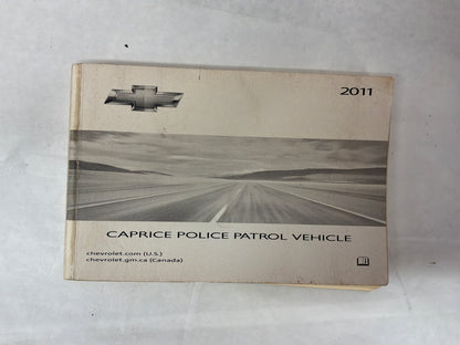 2011 Chevy Caprice PPV Owners Manual Booklet OEM