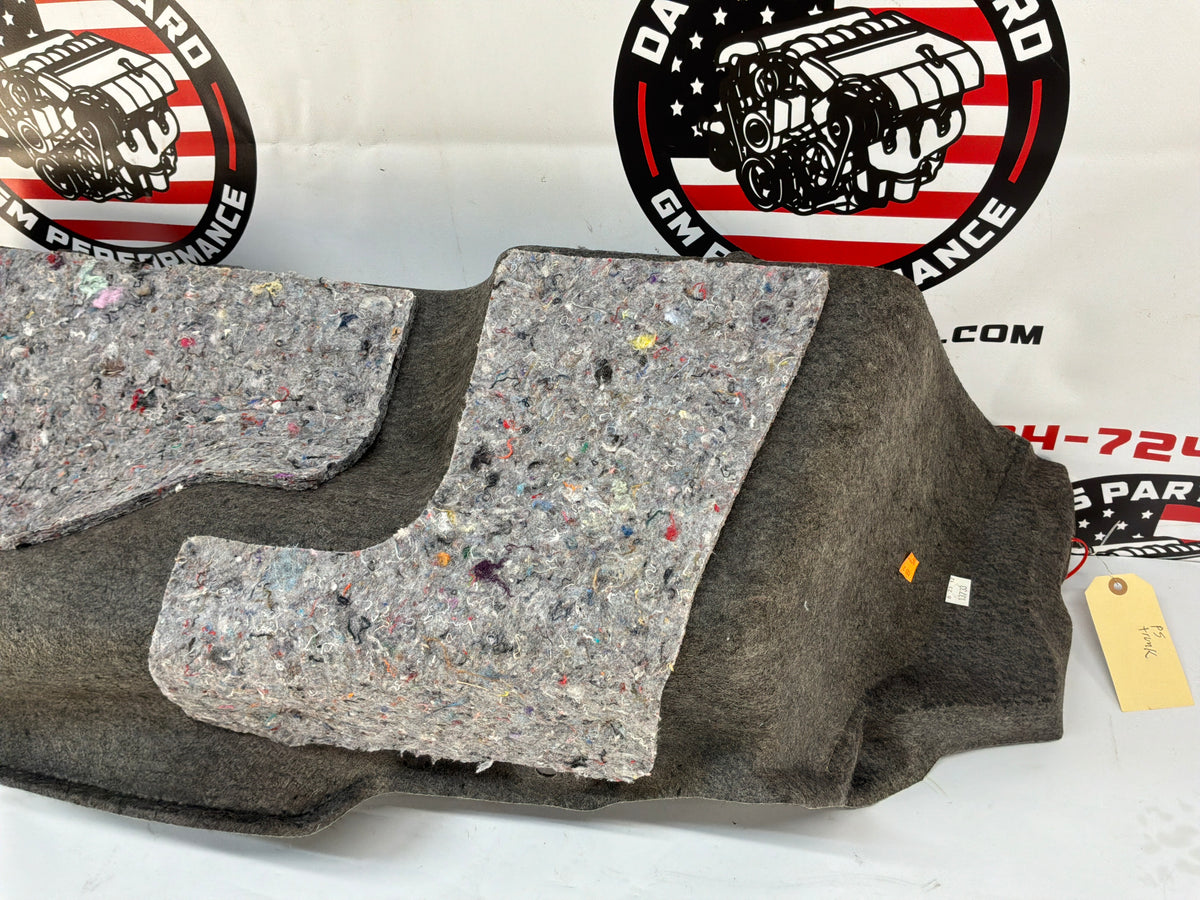2013 Chevy Camaro ZL1 RH Passenger Interior Quarter Panel Trunk Compartment Felt Carpet Liner OEM