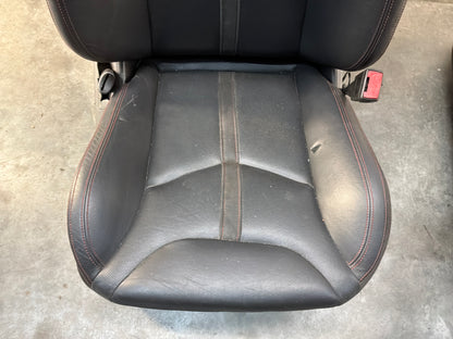 2015 Chevrolet SS Sedan Front and Rear Black Leather Seats OEM