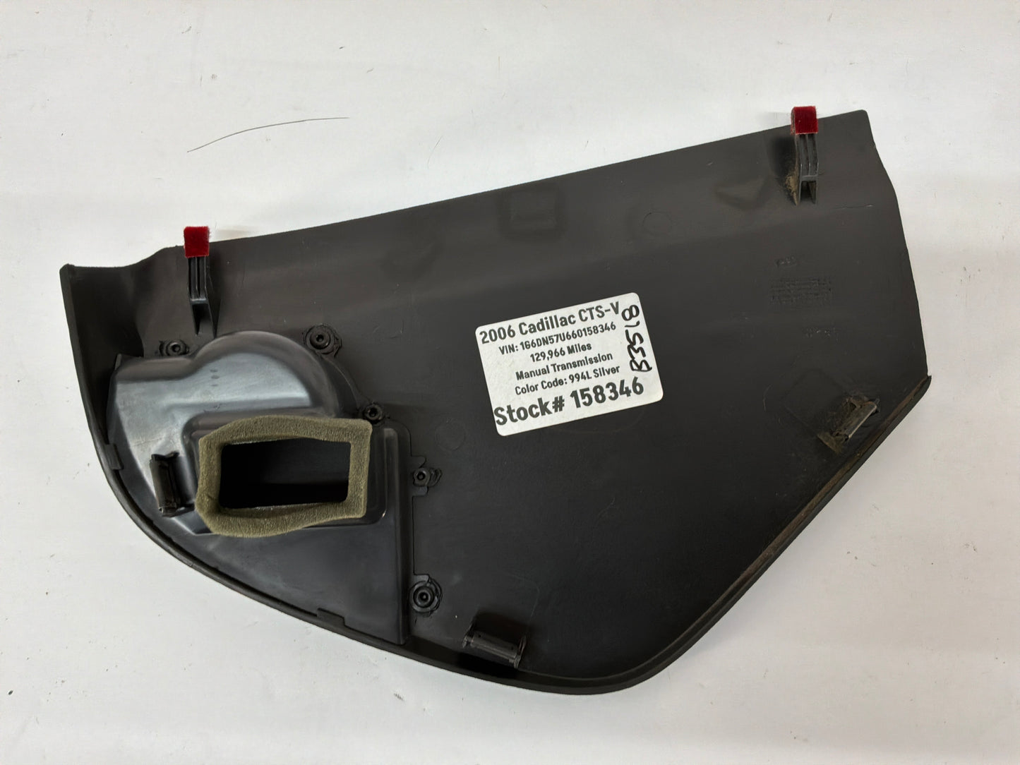 2006 Cadillac CTS-V LH Driver Dash End Cap Cover Panel OEM