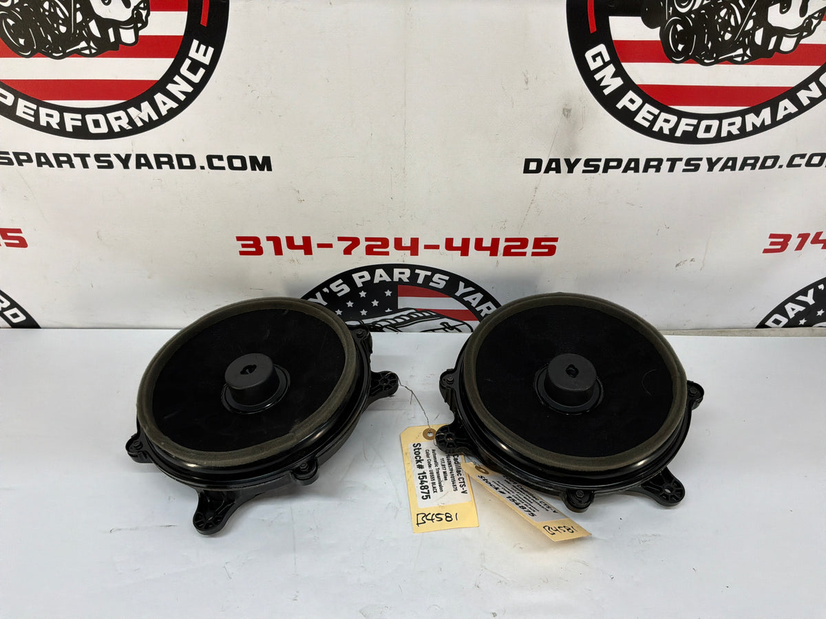 2009 Cadillac CTS-V RH & LH Front Door Bose Speakers OEM