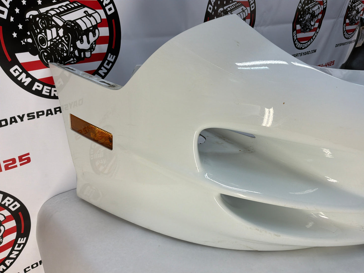 1999 Pontiac Trans Am WS6  Front Bumper White OEM