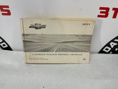 2011 Chevy Caprice PPV Owners Manual Booklet OEM