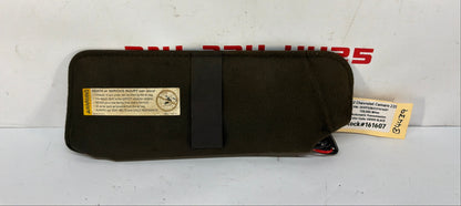 2002 Chevy Camaro Z28 RH Passenger Sunvisor Sun Visor Shade Tan OEM