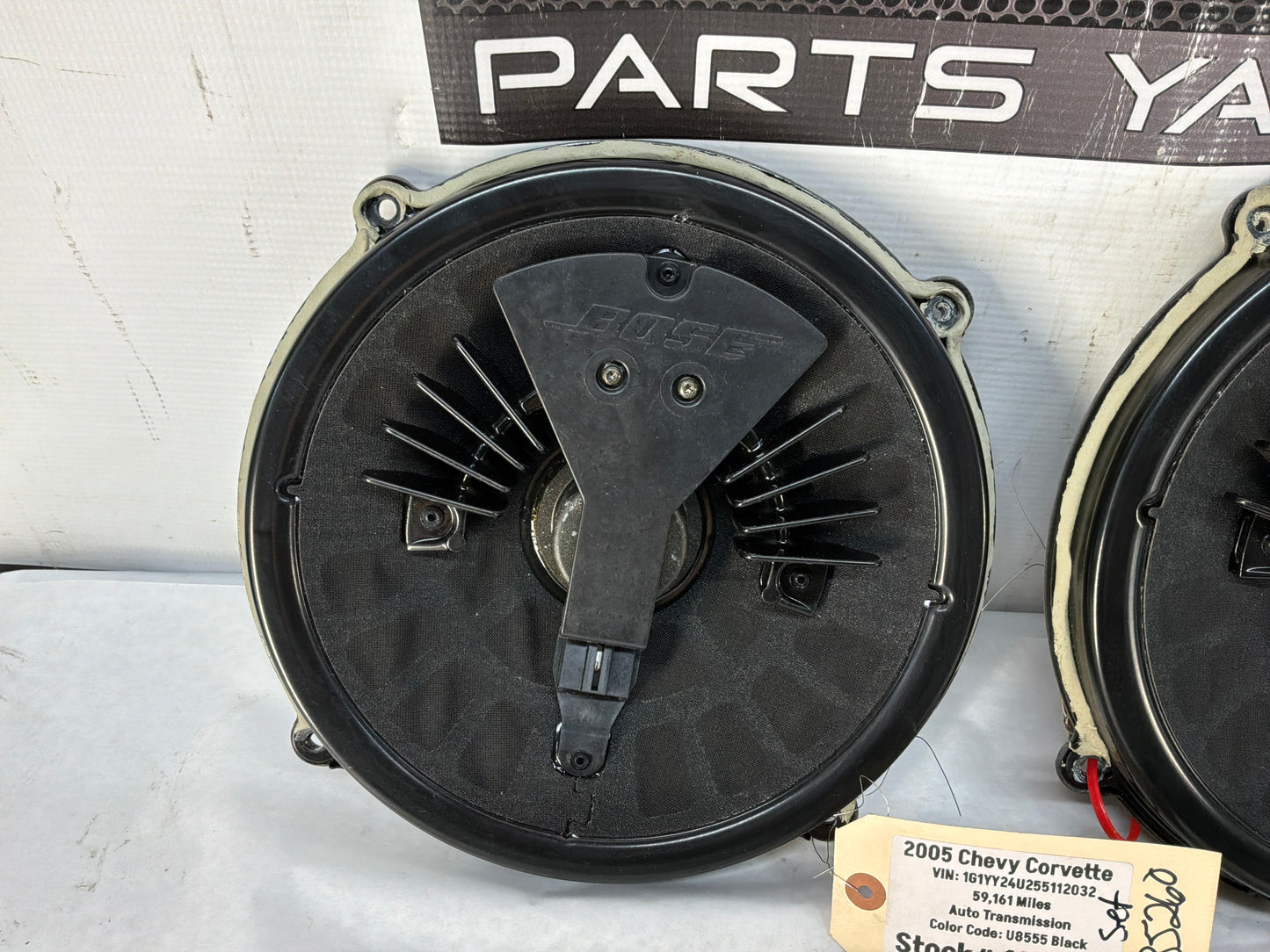 2005 Chevy C6 Corvette RH & LH Front Door Bose Speaker OEM - Day's Parts Yard