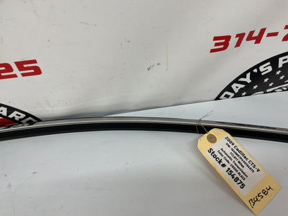 2009 Cadillac CTS-V LH Driver Roof Top Body Side Window Reveal Trim Molding OEM