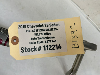 2015 Chevy SS Sedan Automatic Transmission Oil Cooler Line Hose Tube Pipe OEM