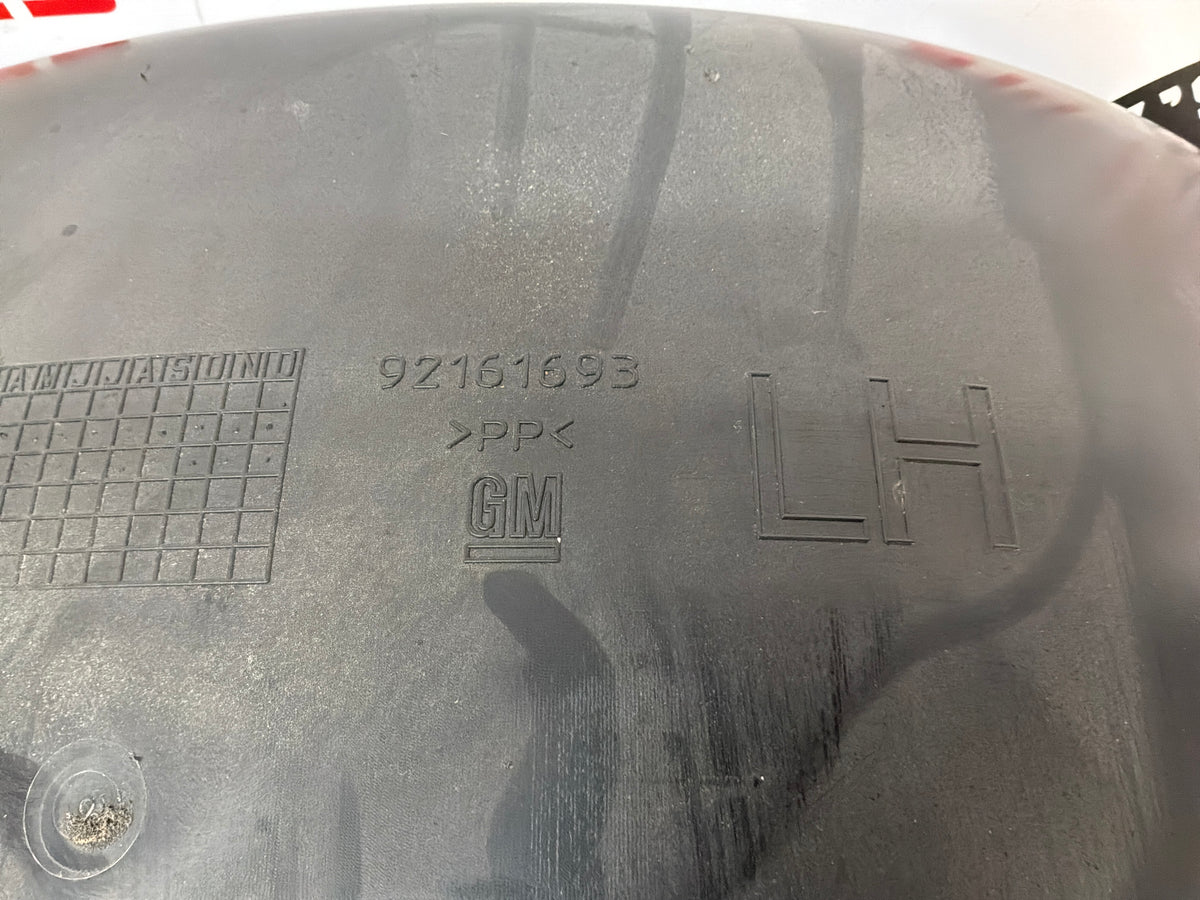 2008 Pontiac G8 GT LH Driver Rear Fender Wheel Well Liner House OEM