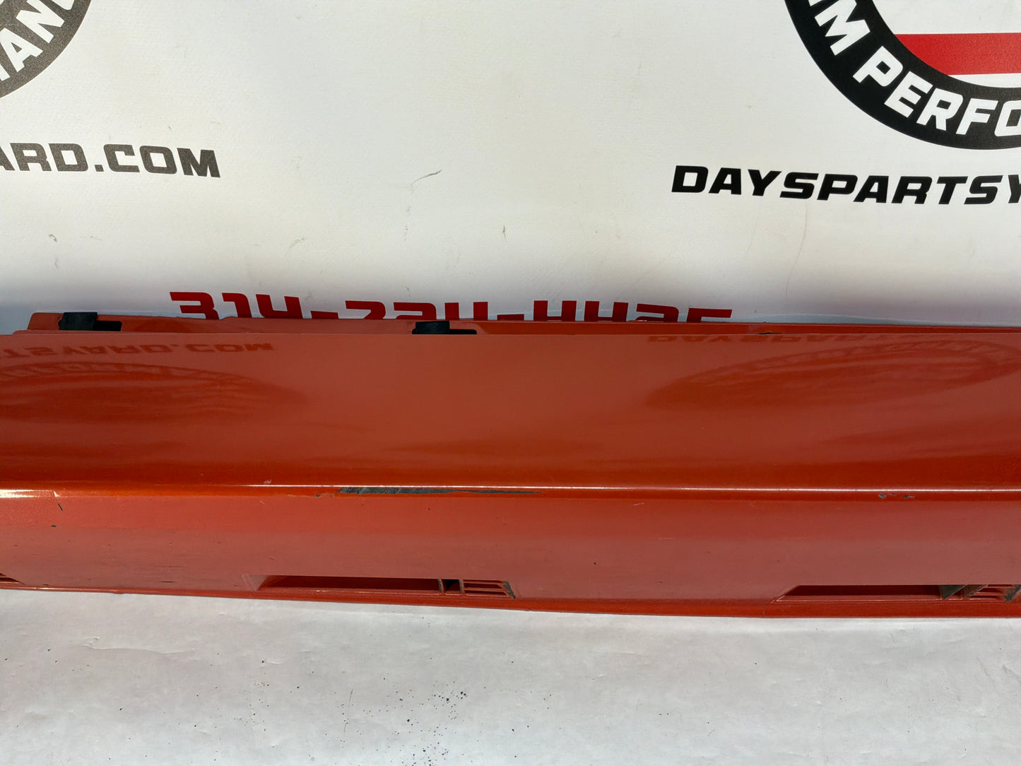 2008 Pontiac G8 Base LH Driver Rocker Molding Side Skirt Panel Trim Orange OEM