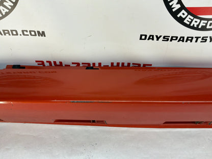 2008 Pontiac G8 Base LH Driver Rocker Molding Side Skirt Panel Trim Orange OEM