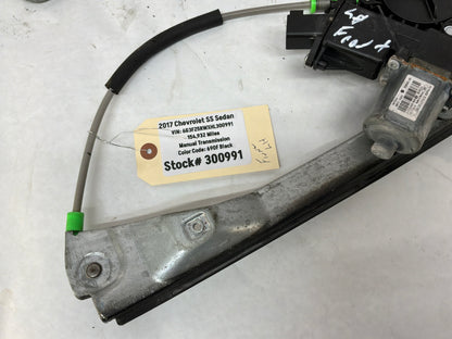 2017 Chevy SS Sedan LH Driver Front Window Regulator Motor OEM