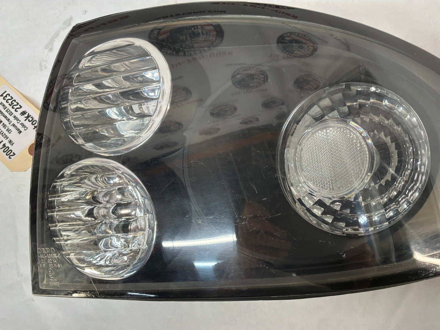 2004 Pontiac GTO RH & LH Aftermarket DEPO Clear Lens Taillight Tail Light Lamps