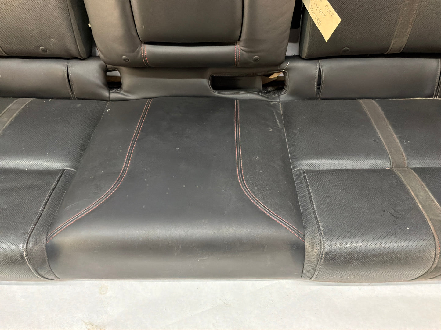 2017 Chevy SS Sedan Rear Seats Black Leather Alcantara Suede OEM