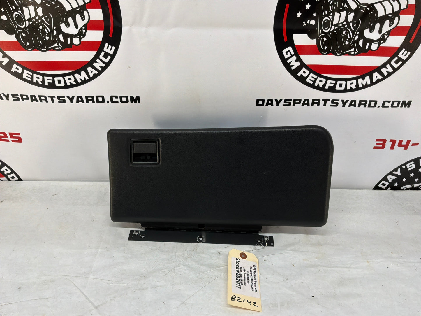 1999 Pontiac Trans Am WS6 Glove Box Compartment OEM