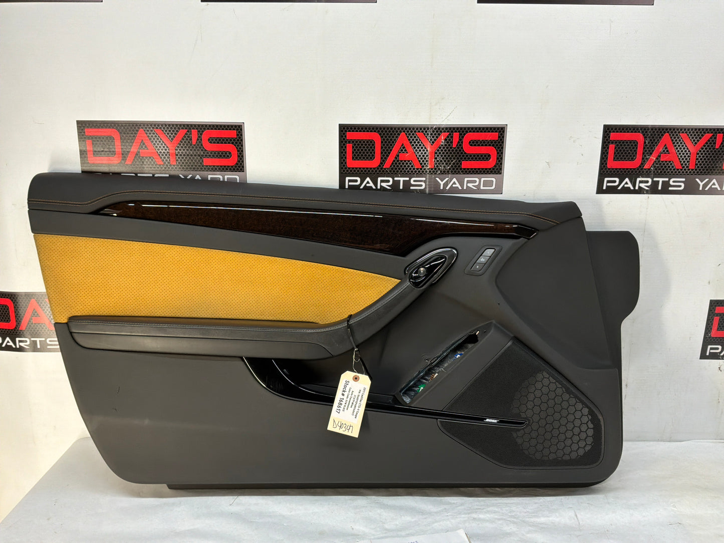 2011 Cadillac CTS-V Coupe LH Front Door Panel Saffron OEM