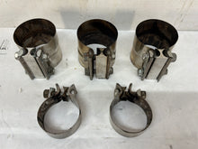 2004 Pontiac GTO Factory Exhaust Muffler Clamps w/ Intermediate Pipe Clamps OEM