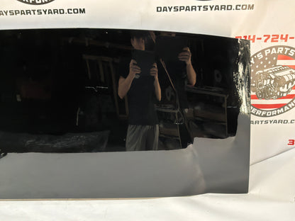 2007 Chevy C6 Corvette Convertible Trunk Deck Lid Black OEM cracked by latch