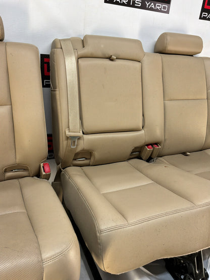 2012 Chevy Avalanche Rear Seats Leather Cashmere OEM