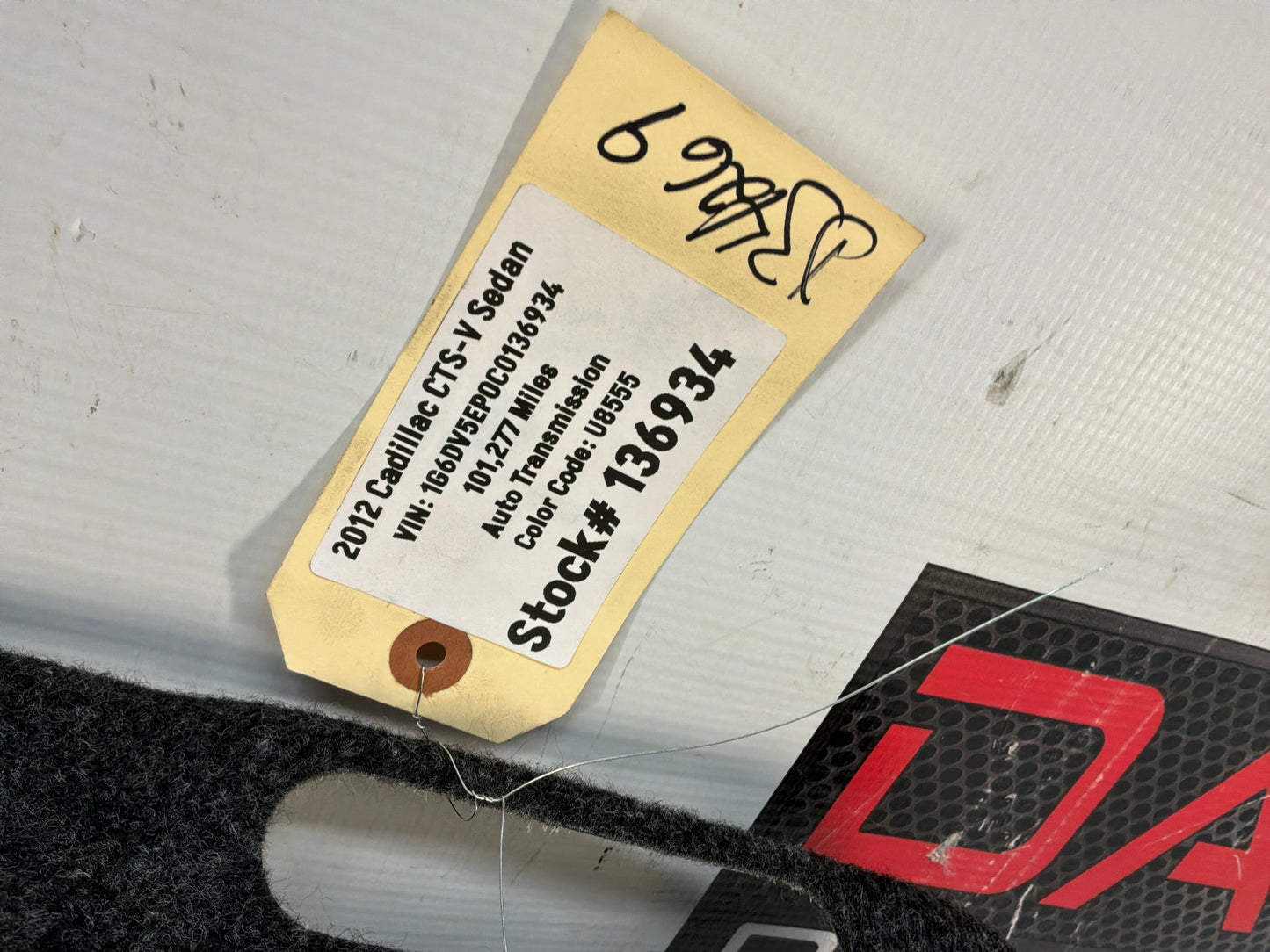 Trunk lid liner - Day's Parts Yard