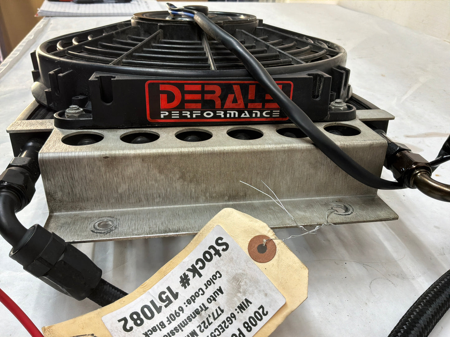 Derale Performance Transmission Cooler w/ Lines and Fan