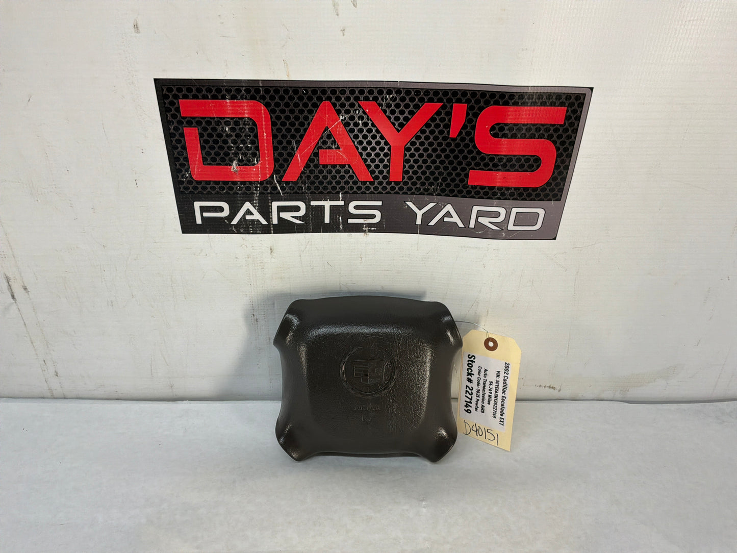 2002 Cadillac Escalade EXT Steering Wheel Airbag Air Bag OEM