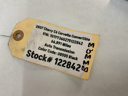 2007 C6 Corvette Convertible AC A/C Air Condition Hose Pipe Lines OEM