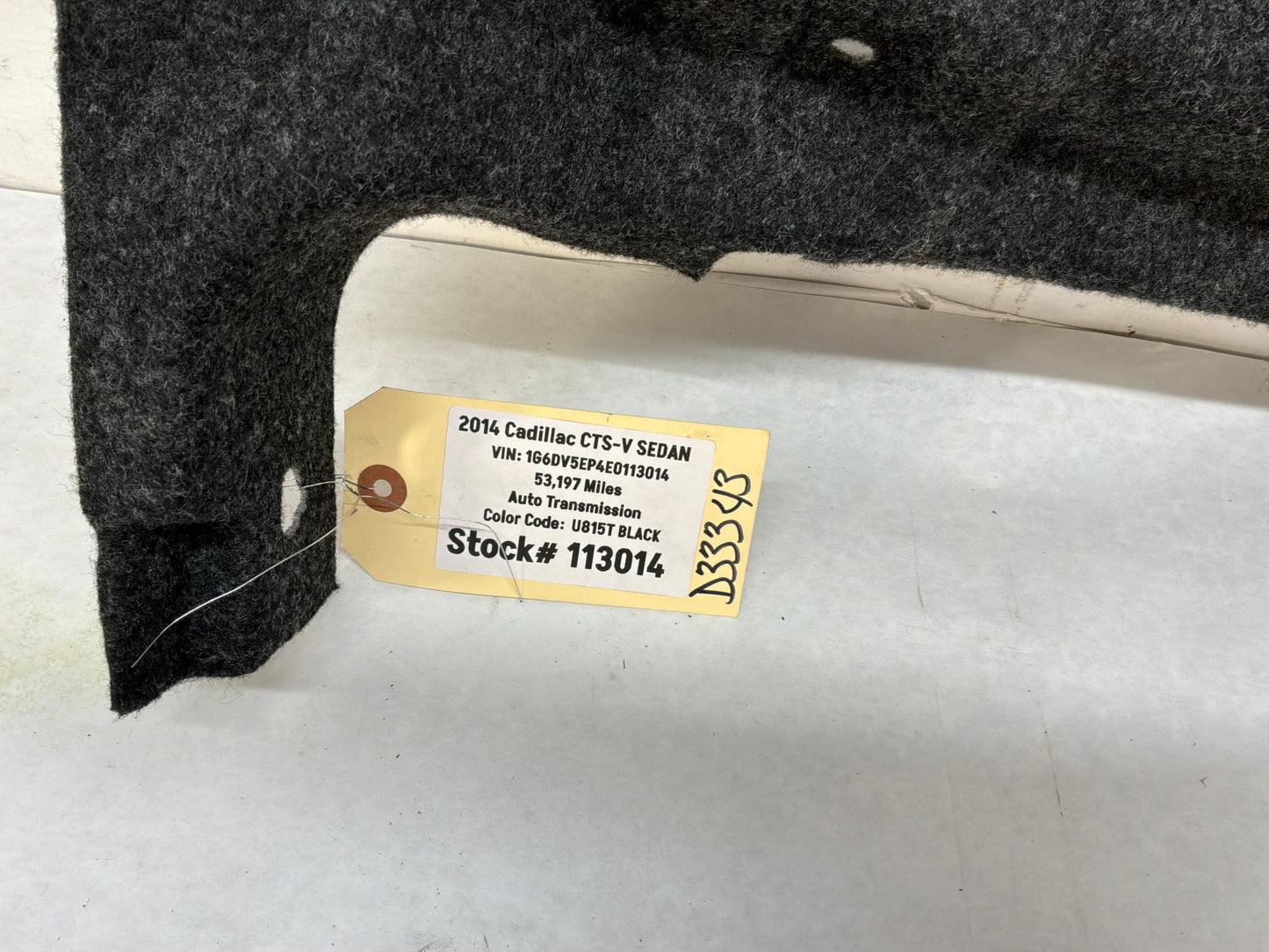 Trunk felt - Day's Parts Yard
