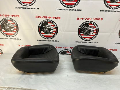 2002 Pontiac Trans Am WS6 Fronts and Rears Black Leather Seats OEM