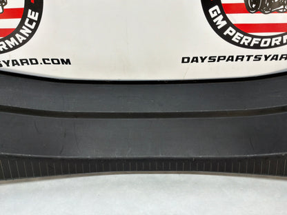 2016 Cadillac CTS-V Rear Trunk Cargo Compartment Sill Plate Trim Panel OEM