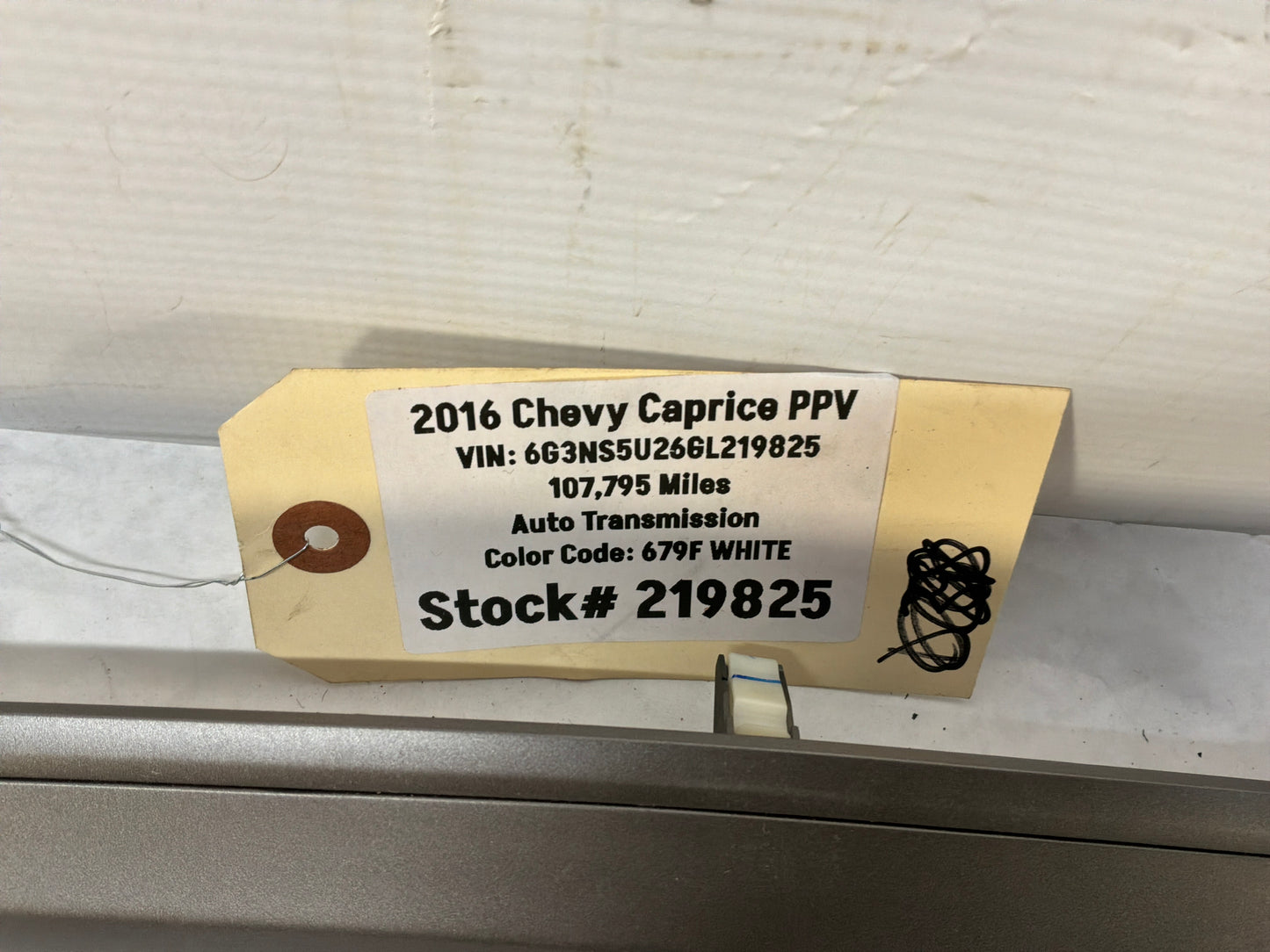 2016 Chevy Caprice PPV Dash Trim Applique Trim OEM