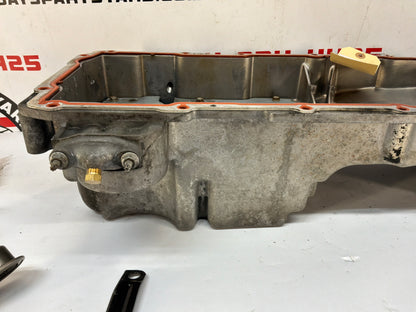 2006 Pontiac GTO Complete Oil Pan Assembly Pick Up Tube Windage Tray Dip Stick OEM