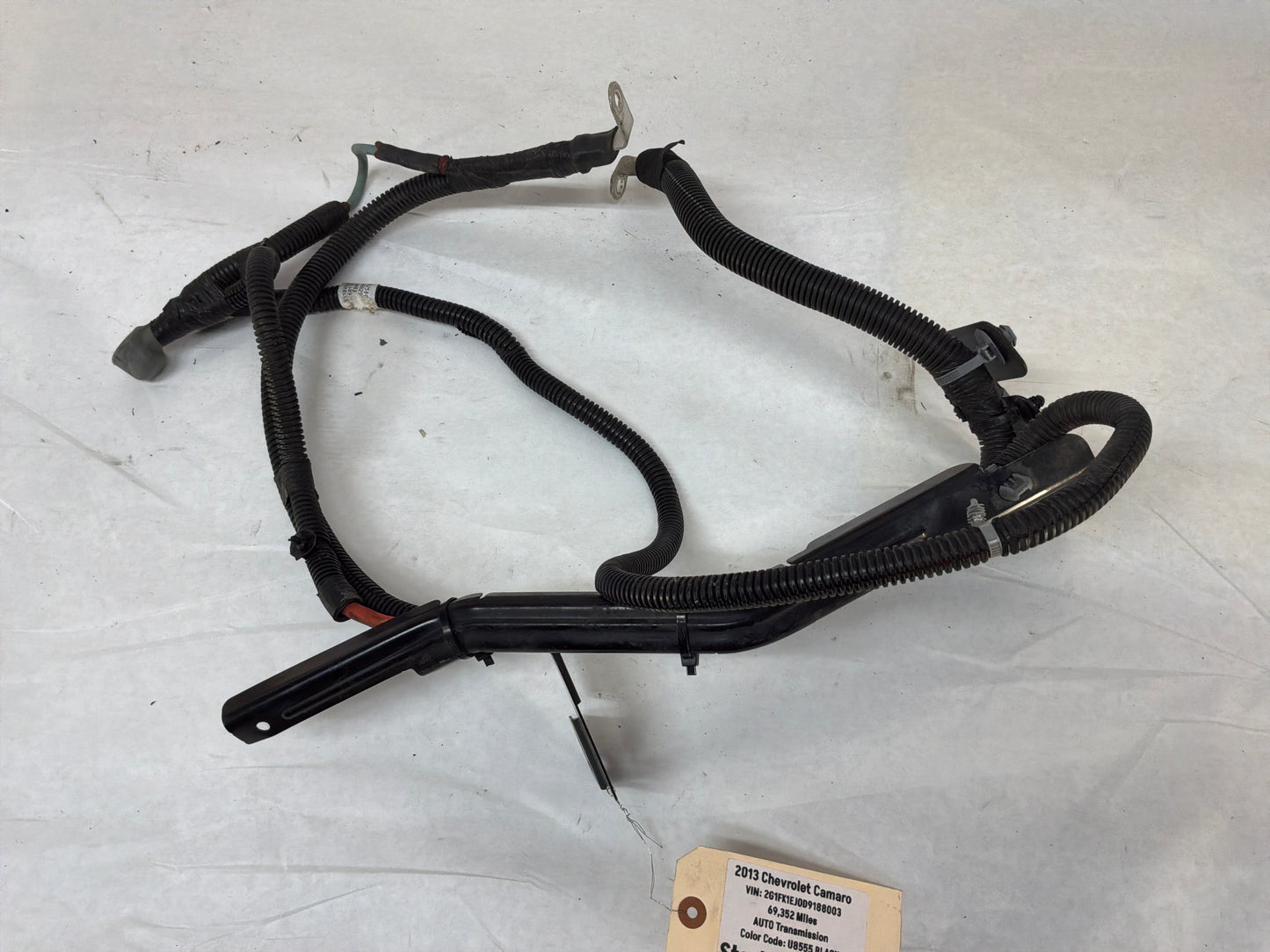 2013 Chevy Camaro Engine Motor Positive Negative Battery Wire Wiring Harness OEM