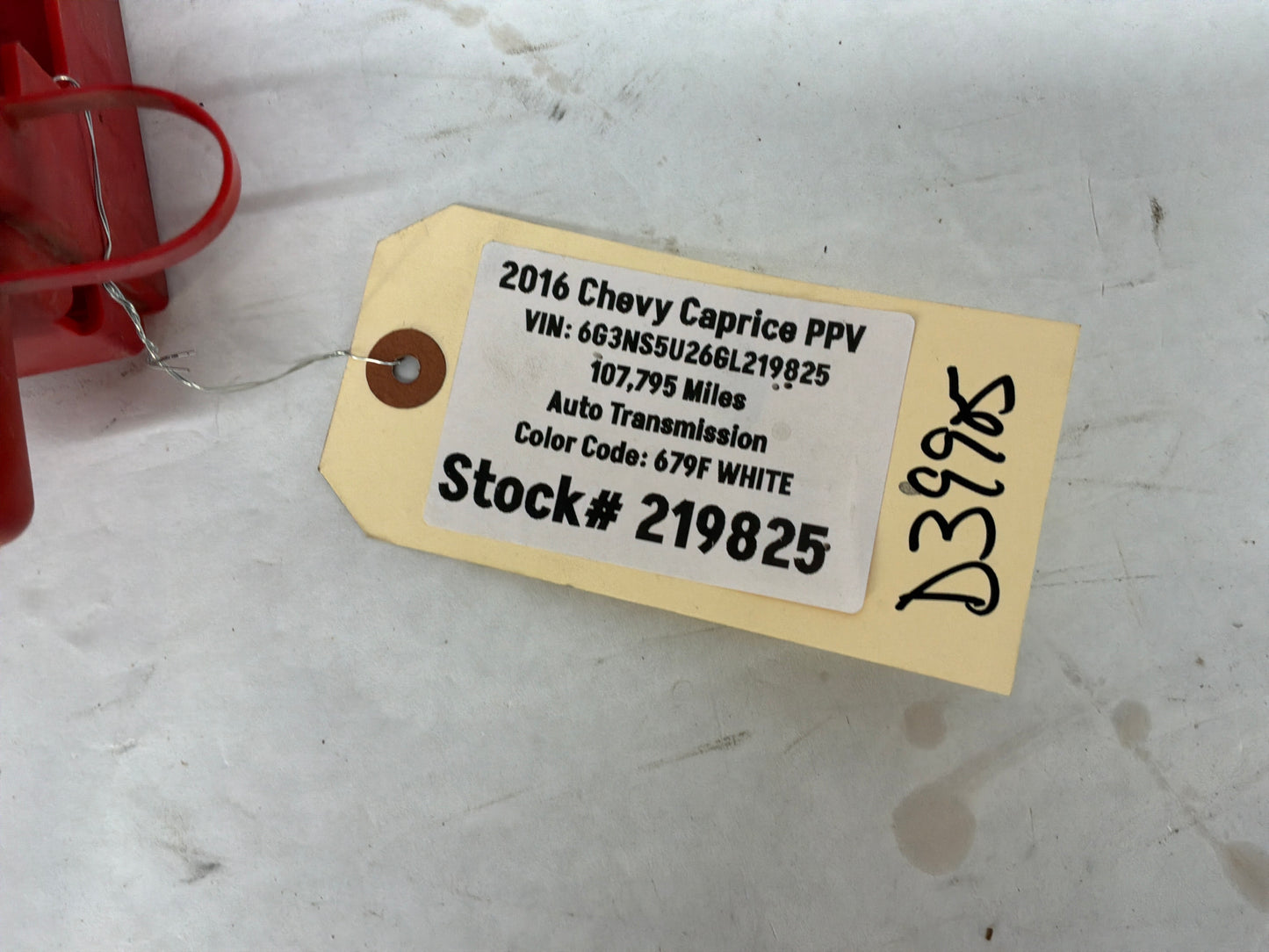 2016 Chevy Caprice PPV Positive Battery Jump Start Positive Post Terminal Fuse Cover OEM