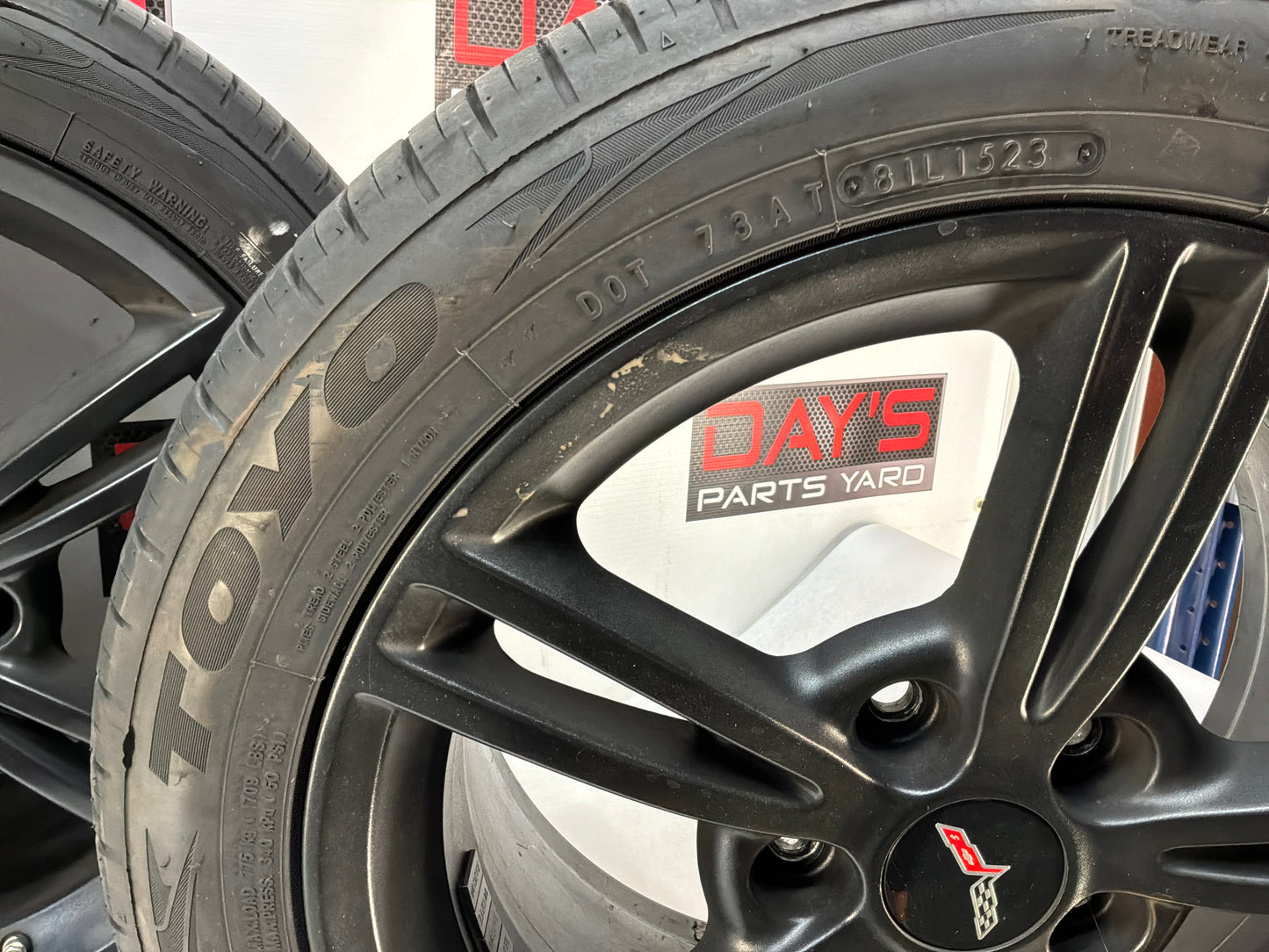 Chevy C6 Corvette Wheels and Tires 17x8.5 18x9.5 OEM