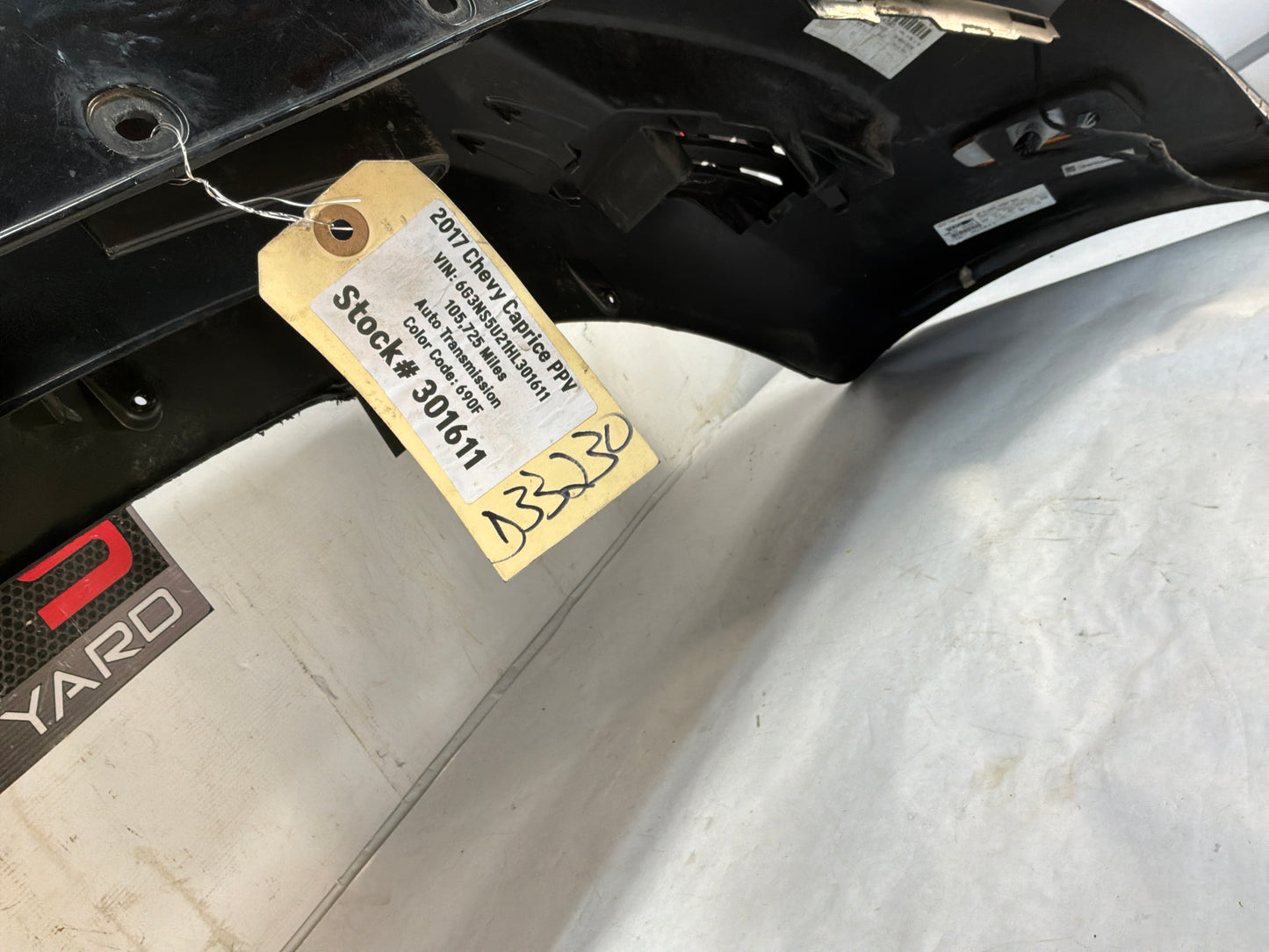 Rear bumper - Day's Parts Yard